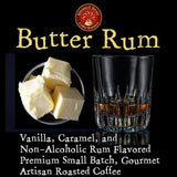 Butter Rum flavored coffee