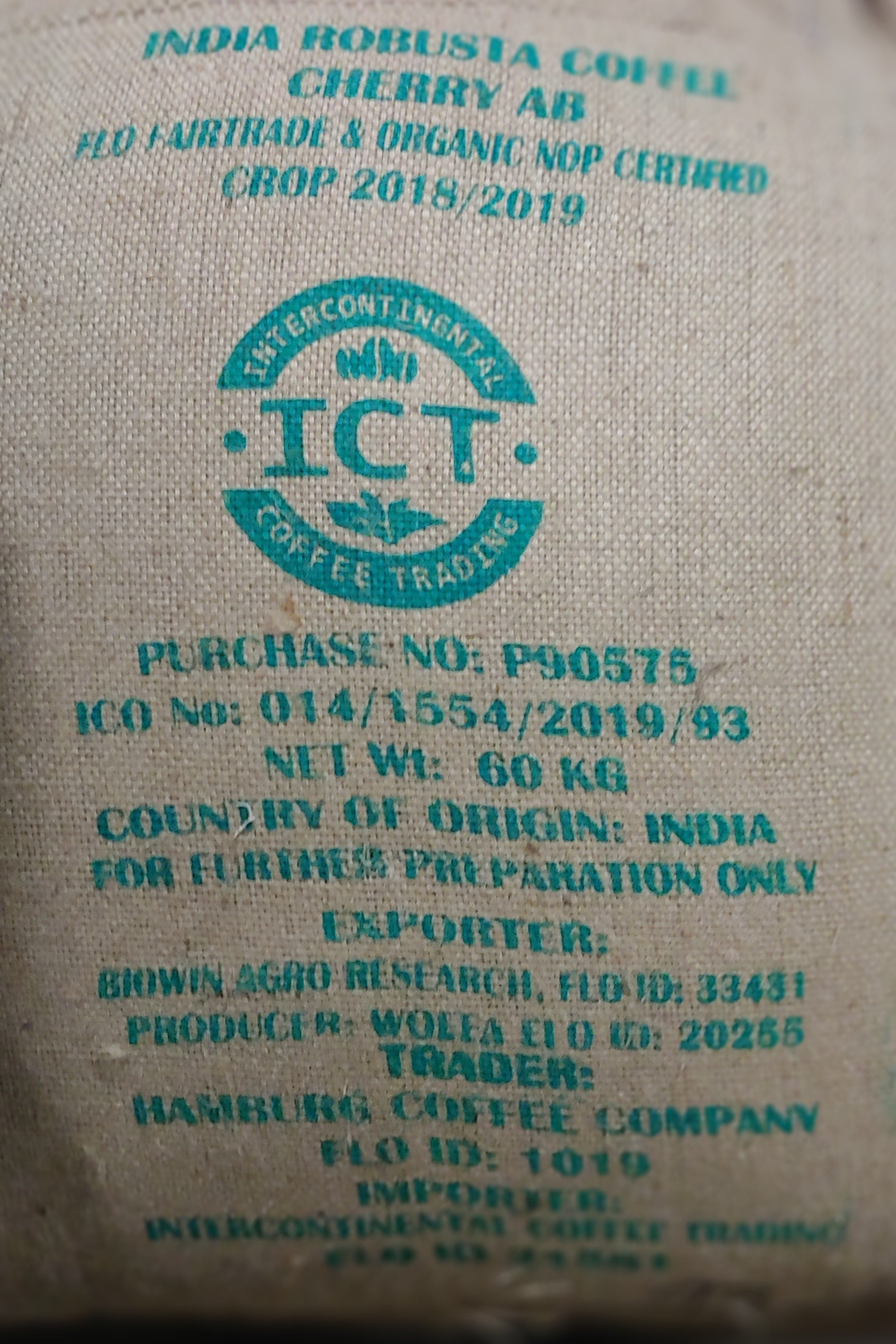 India Cherry Robusta 16 oz.