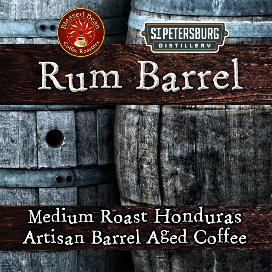 RUM Barrel Aged coffee  12 oz. bag