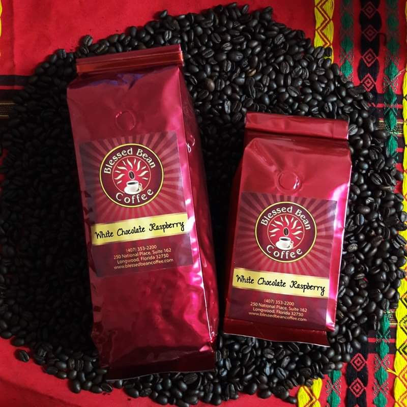 White Chocolate Raspberry flavored coffee