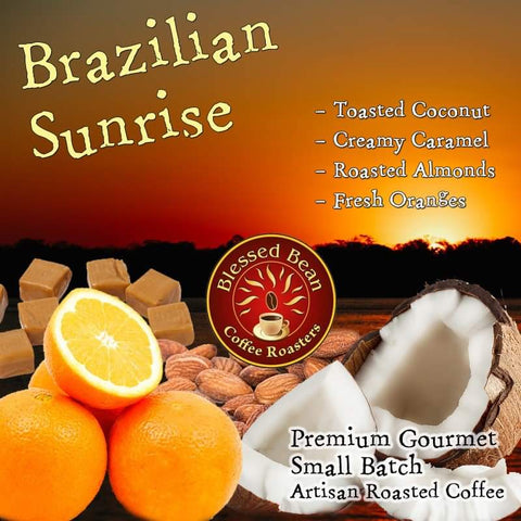 Brazilian Sunrise flavored coffee