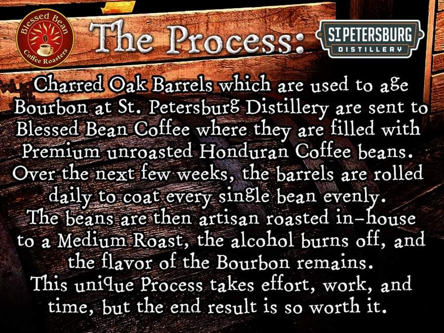 BOURBON Barrel Aged coffee  12 oz.