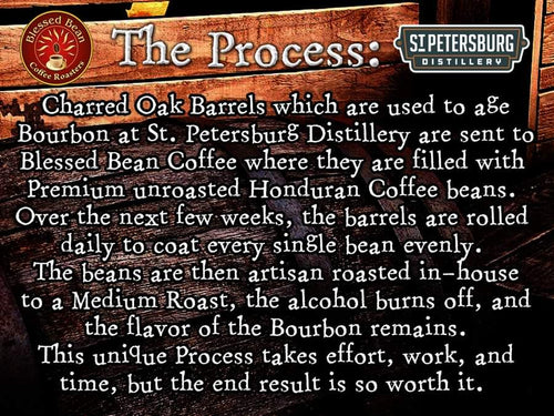 BOURBON Barrel Aged coffee  12 oz.