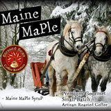 Maine Maple flavored coffee