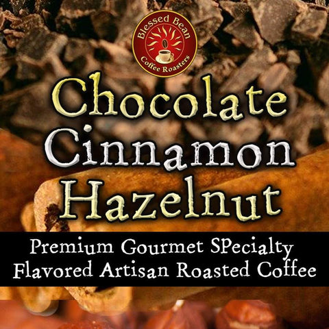 Chocolate Cinnamon Hazelnut flavored coffee