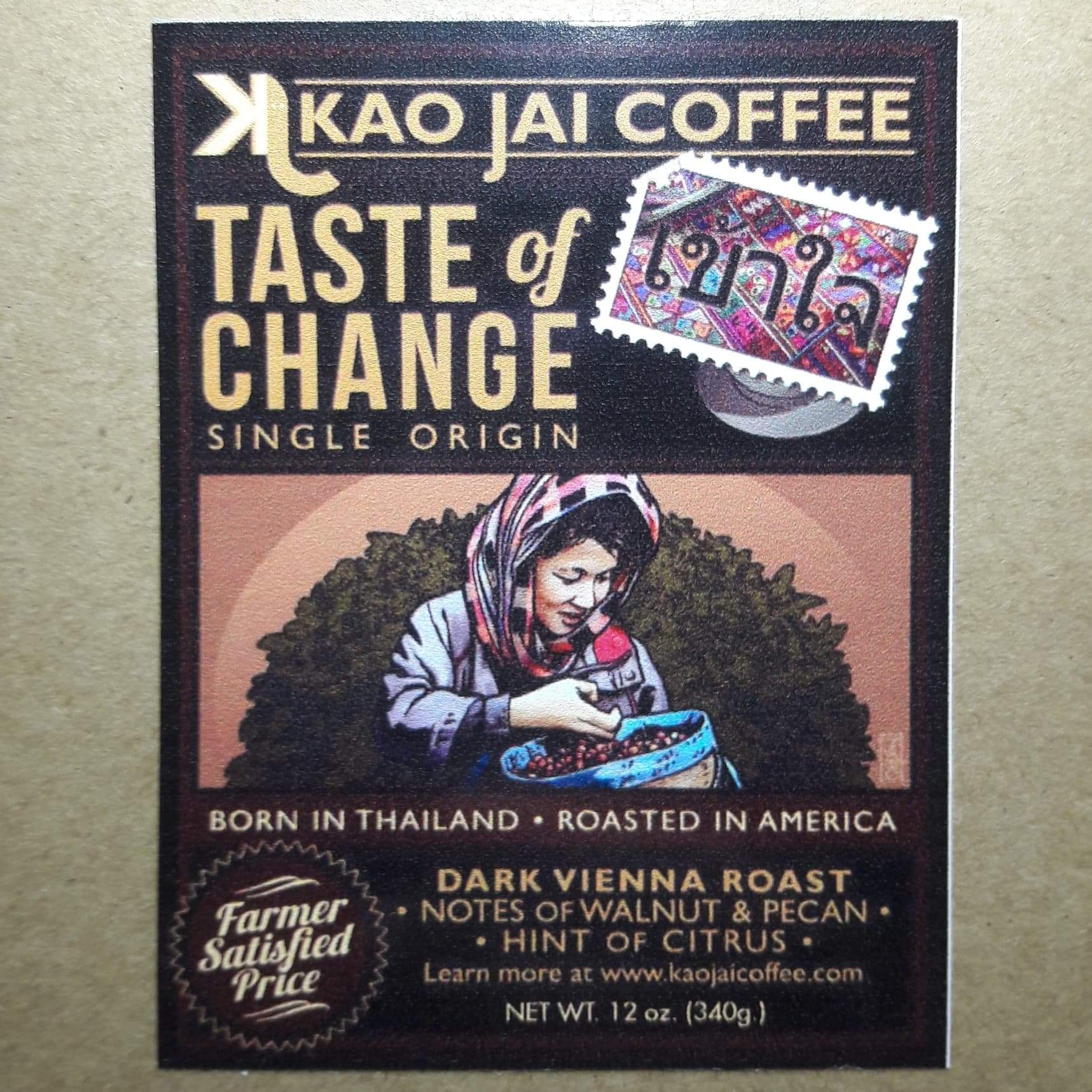 Thailand Kao Jai Dark Roast 12 oz.