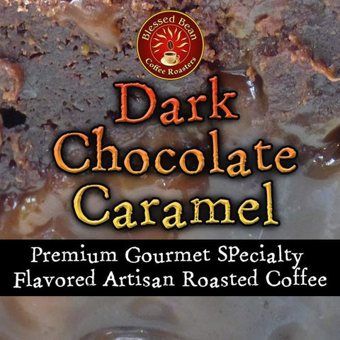 Dark Chocolate Caramel flavored coffee